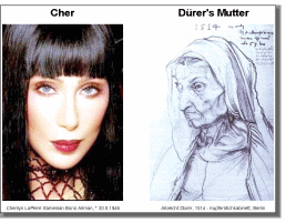 Cher vs. Dürer's Mutter